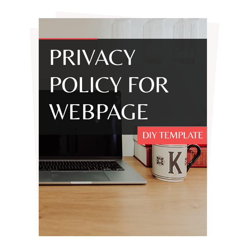 privacy policy for webpage